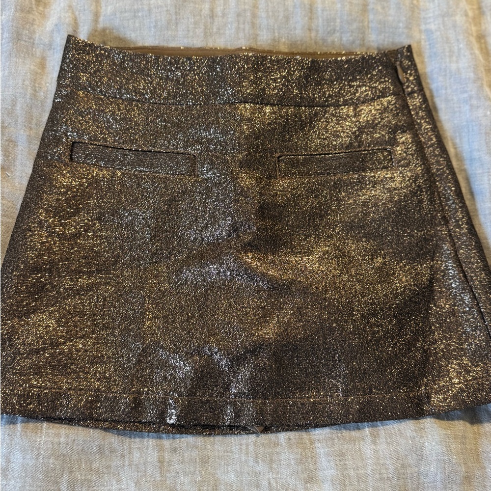 GAP Glittering Black Mini Skirt